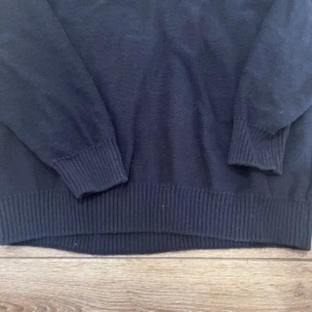 Dockers 1/4 Zip‎ Pullover  Mens XL Cotton Long Sleeve Blue Sweater